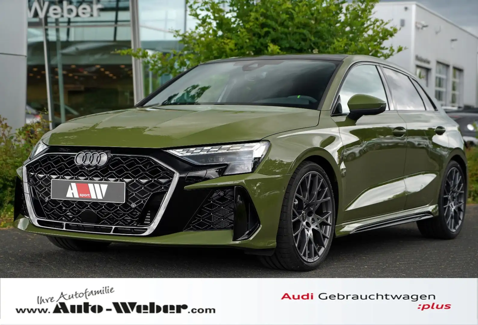 Audi RS3 SPB URBAN GREEN PANO SONOS 280 MATRIX Grün - 1