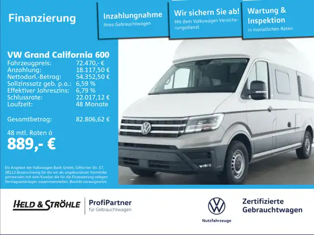 Volkswagen Grand California 2.0 TDI AUT AHK LED NAV KAM