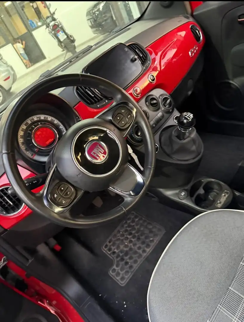 Fiat 500C 500C III 2015 1.0 hybrid Pop 70cv Red - 1