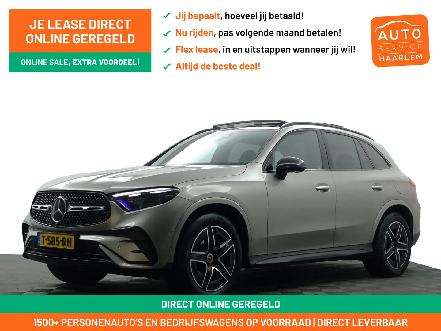Mercedes-Benz GLC 400 400e 4MATIC AMG Line- Achteras besturing, Burmeste Gris - 1