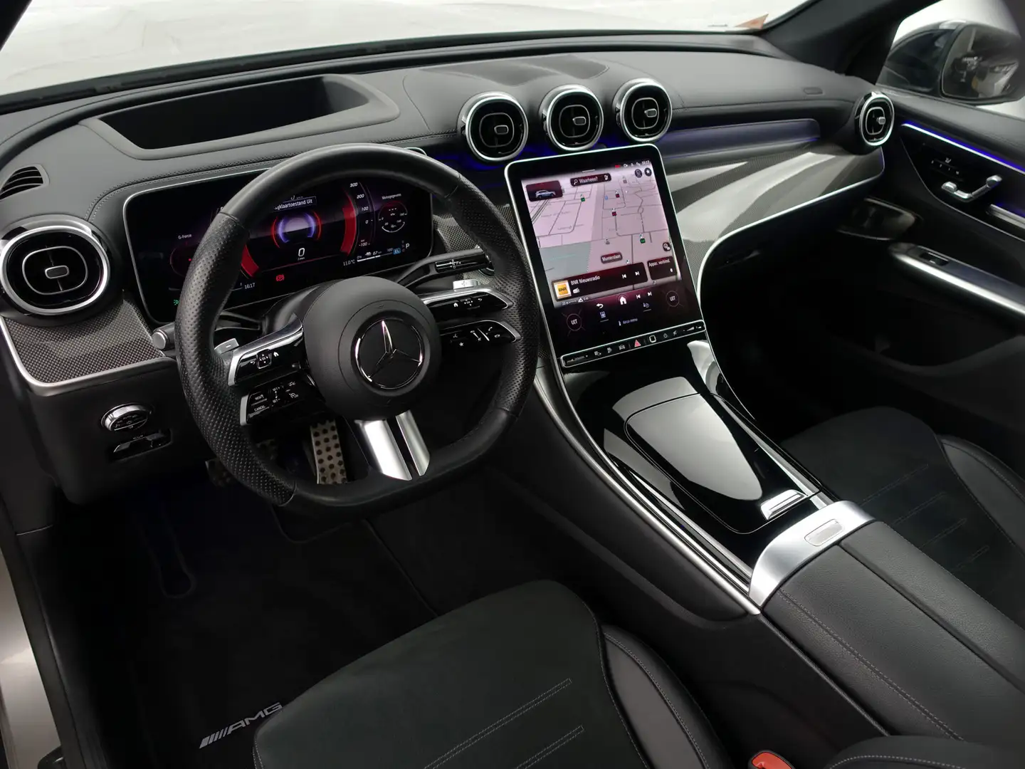 Mercedes-Benz GLC 400 400e 4MATIC AMG Line- Achteras besturing, Burmeste Gris - 2