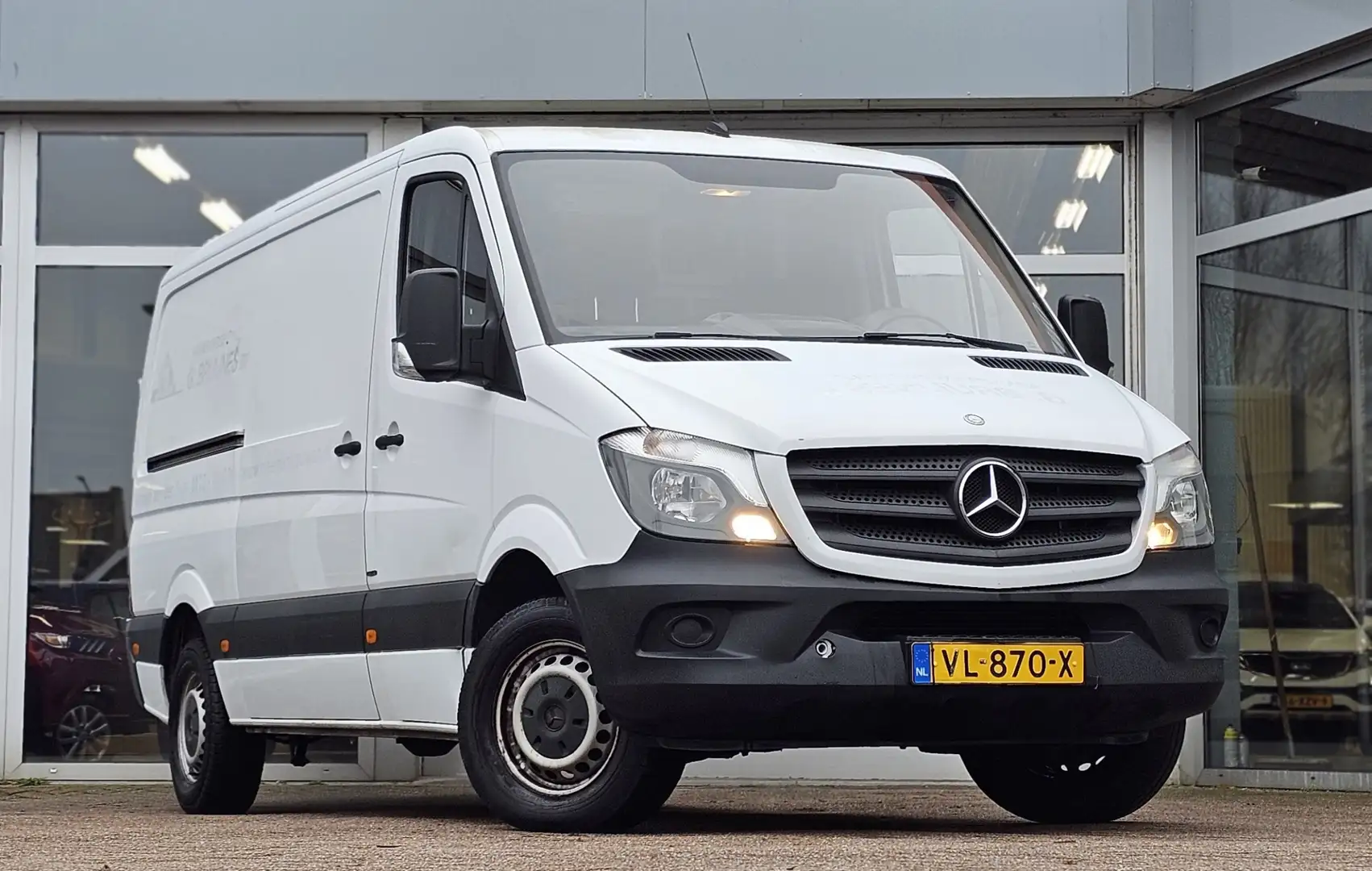 Mercedes-Benz Sprinter 210 2.2 CDI 366 HD 2 Schuifdeuren 1e Eigenaar Navi Wit - 2