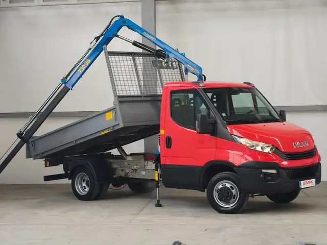 Iveco Daily 35C12 2.3 115cv Ribaltabile + Gru 2Sfili