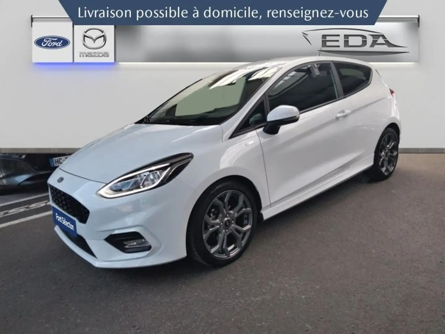 Ford Fiesta 1.0 EcoBoost 155ch mHEV ST-Line X 3p Blanc - 1
