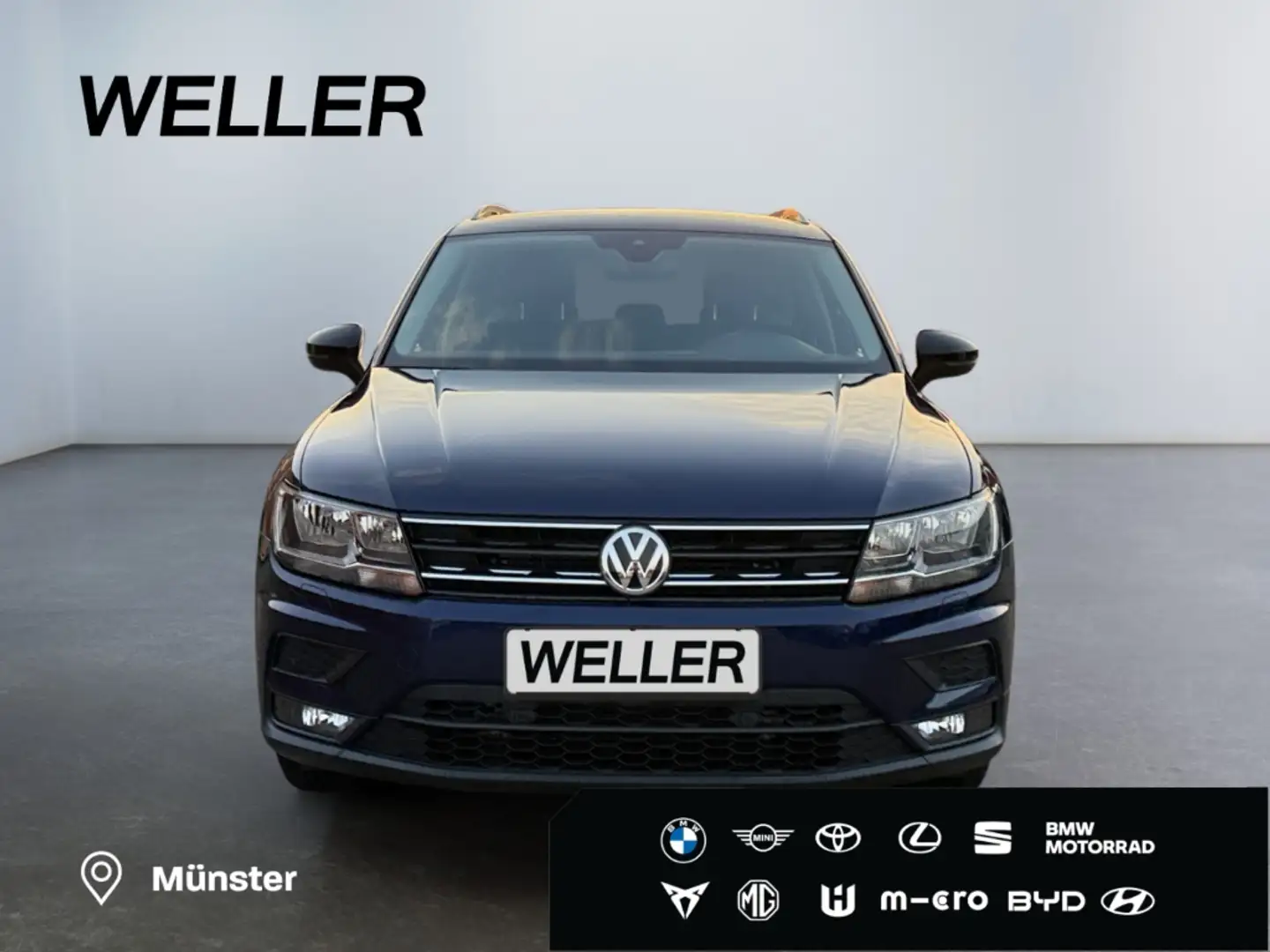 Volkswagen Tiguan 2.0 TDI DSG IQ.DRIVE *StHz*AHK*4xSHZ*CAM* Blau - 2