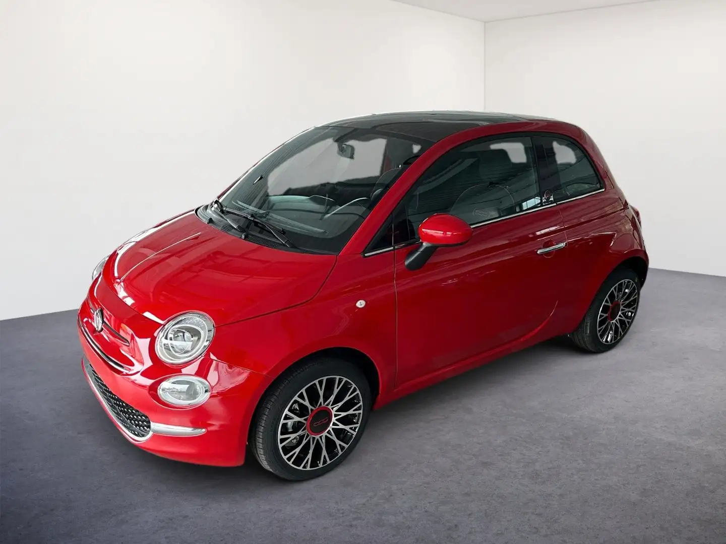 Fiat 500 1.0 RED Hybrid/16Z/GLASDACH/KLIMA/ Rot - 1