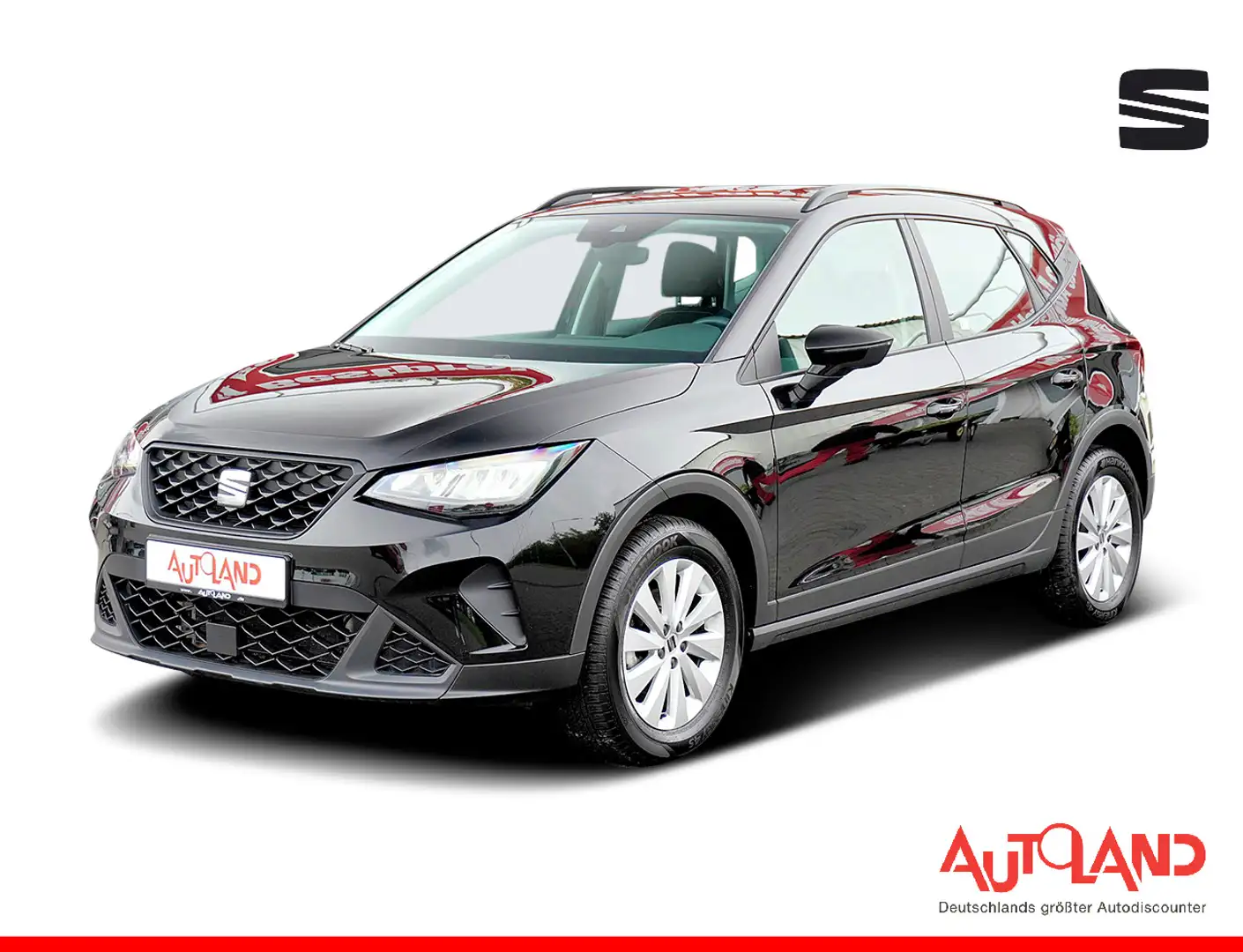 SEAT Arona 1.0 TSI Style LED Spurhalte ACC DAB PDC Schwarz - 1