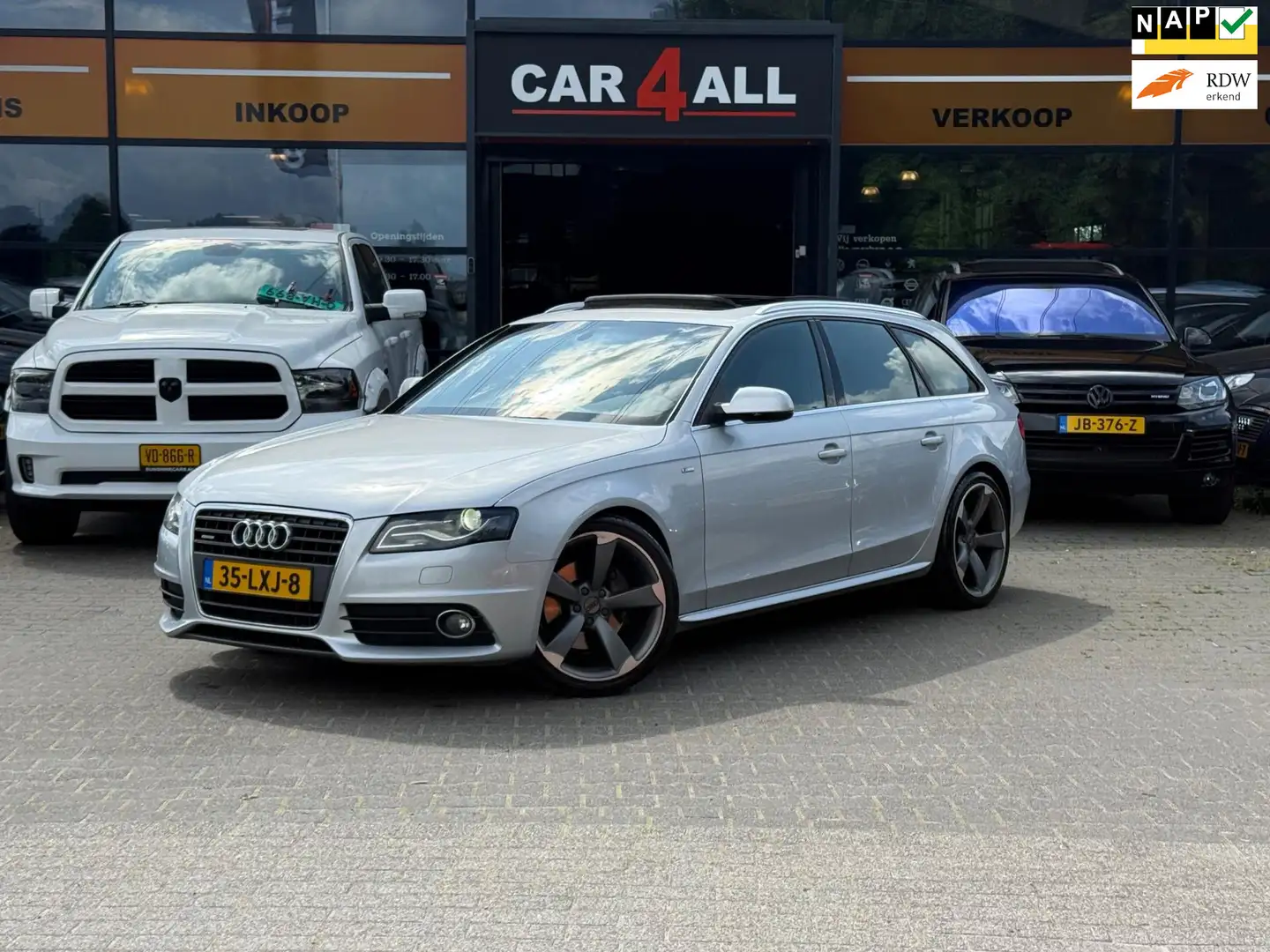 Audi A4 Avant 2.0 TFSI quattro S-Line PANO/MEMORY/PDC/CRUI Gris - 1