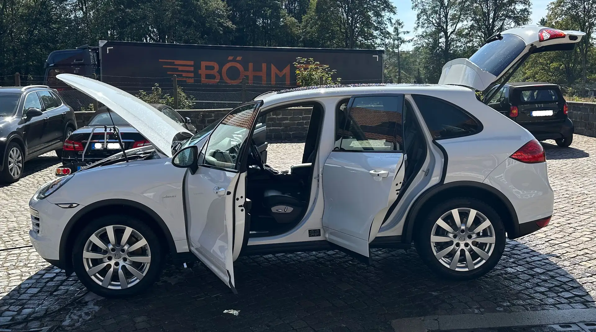 Porsche Cayenne Cayenne Diesel Tiptronic S Standheizung Bose Pano Weiß - 1