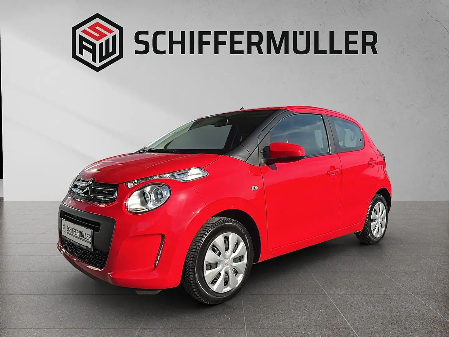 Citroen C1 VTi 72 manuell Feel Edition Rot - 1