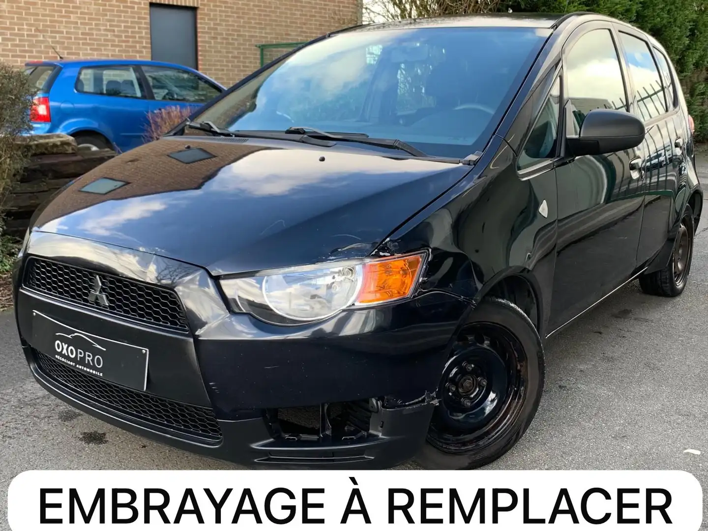 Mitsubishi Colt 1.1i /AIRCO/EMBRAYAGE A REMPLACER/PRIX NEGOCIABLE Noir - 1