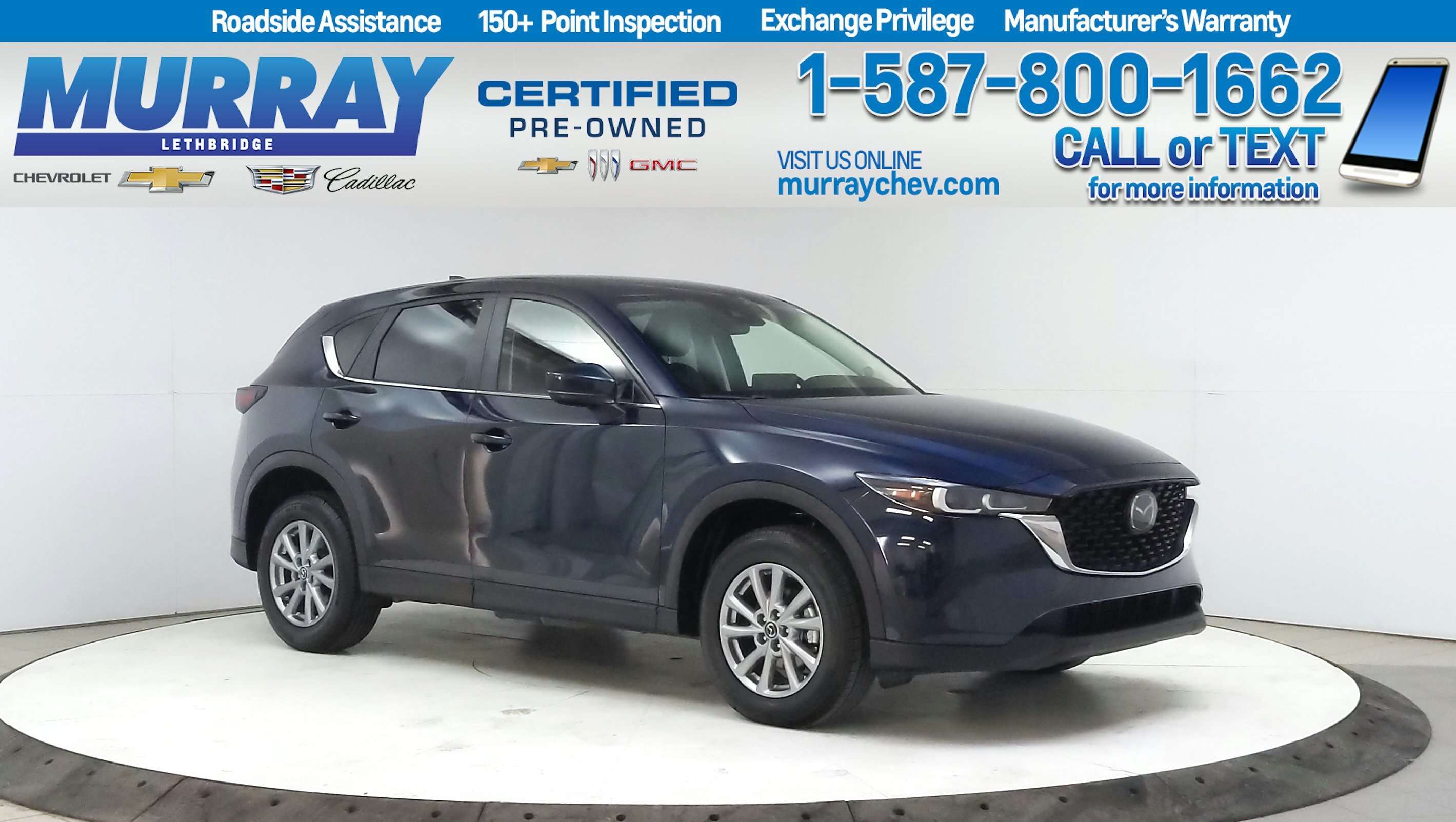 2024 Mazda CX-5 GS | Heated Wheel/ Seats | Leather | Adaptive Crs