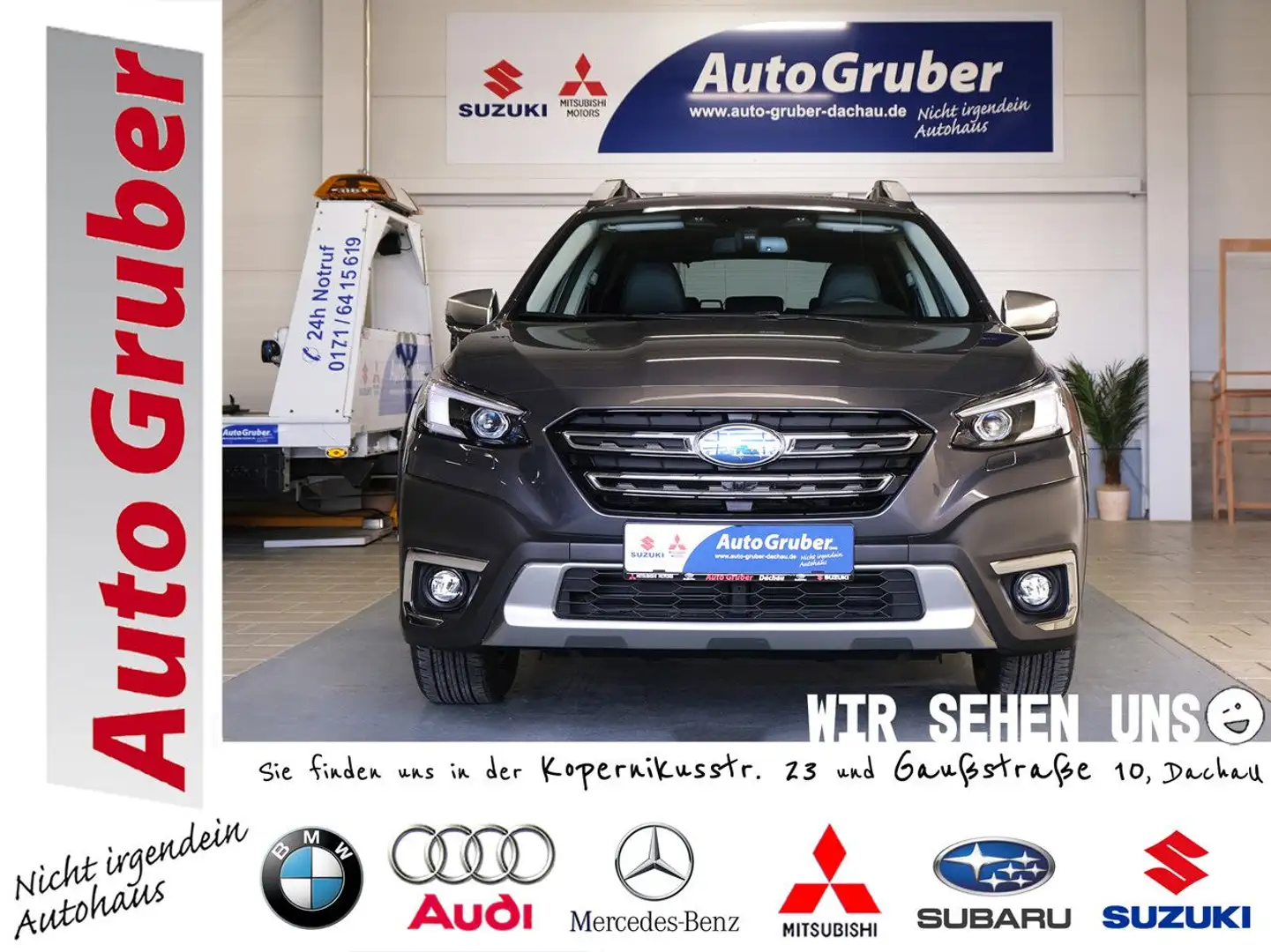 Subaru OUTBACK Platinum H&K*Kamera*Navi*Sthz*DAB*Abstan Grau - 1