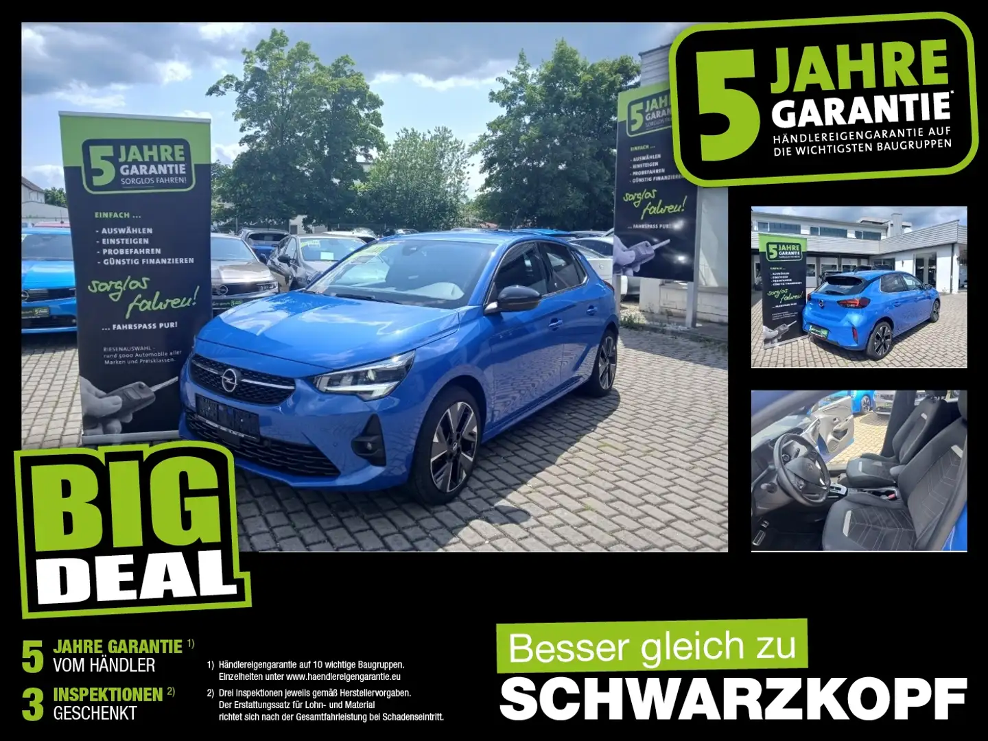 Opel Corsa-e F Winterpaket,Parkpilot,DAB,USB Blau - 1