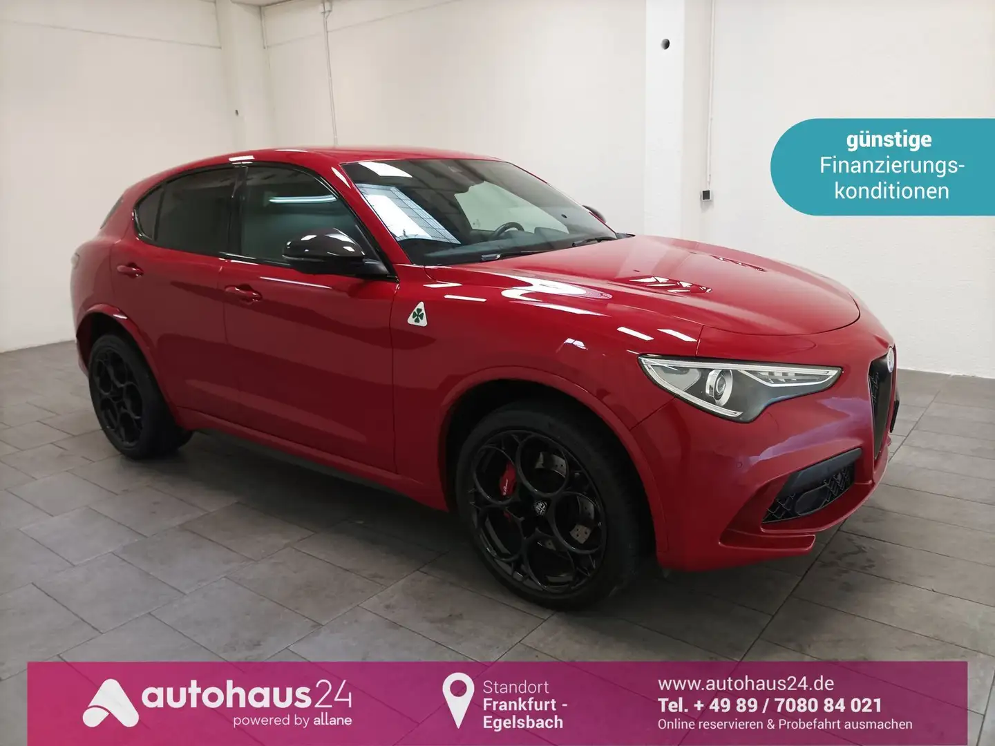 Alfa Romeo Stelvio 2.9 V6 Akrapovic|CAM|H&K|Navi|ACC Rot - 1