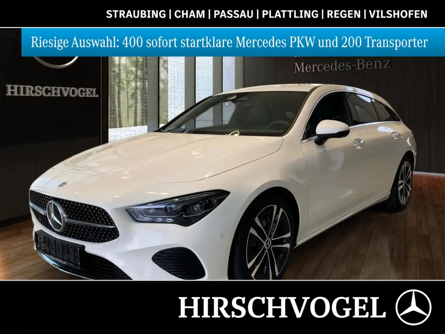 Mercedes-Benz CLA 200 SB Progressive Line+DISTRON+KEYLESS+360K Weiß - 1