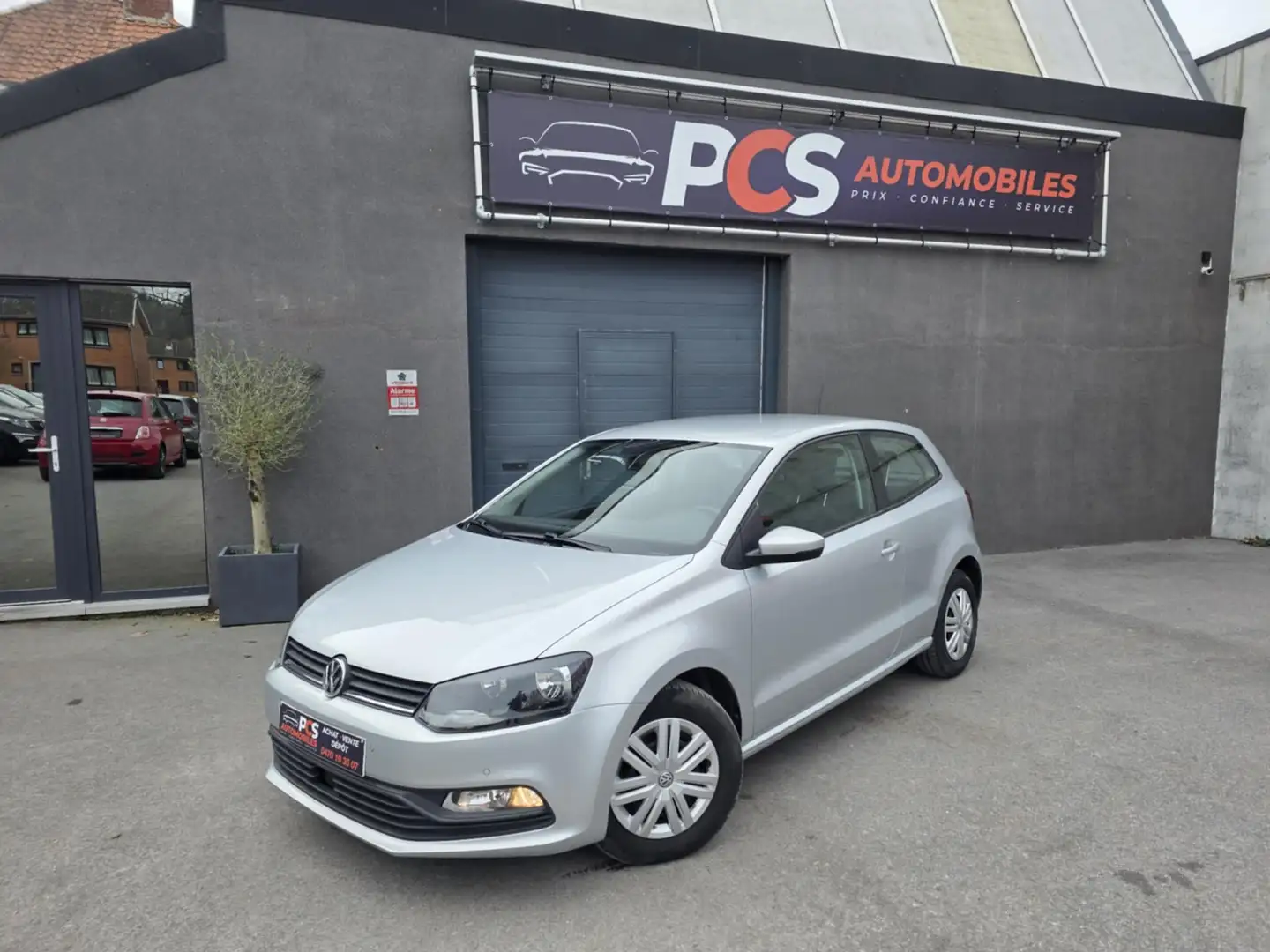 Volkswagen Polo 1.4 CR TDi *PDC AVT-ARR*BLUETOOTH*CLIM*GARANTIE Argent - 1