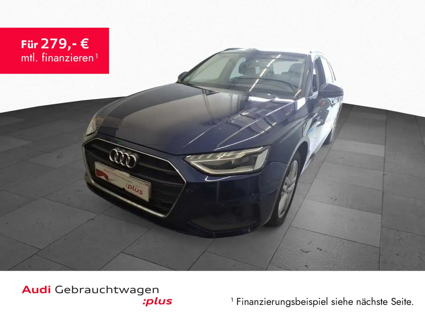 Audi A4 30 TDI Navi LED DAB Blau - 1