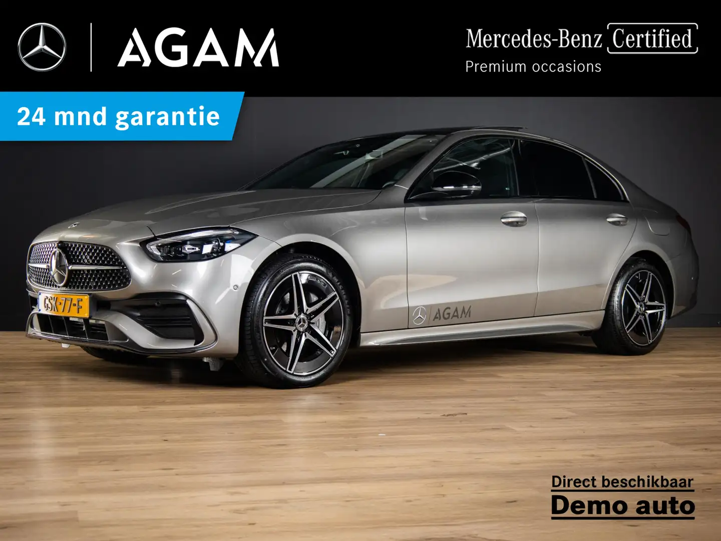 Mercedes-Benz C 300 Limousine e AMG Line Premium PLUS | Panorama dak Gris - 1