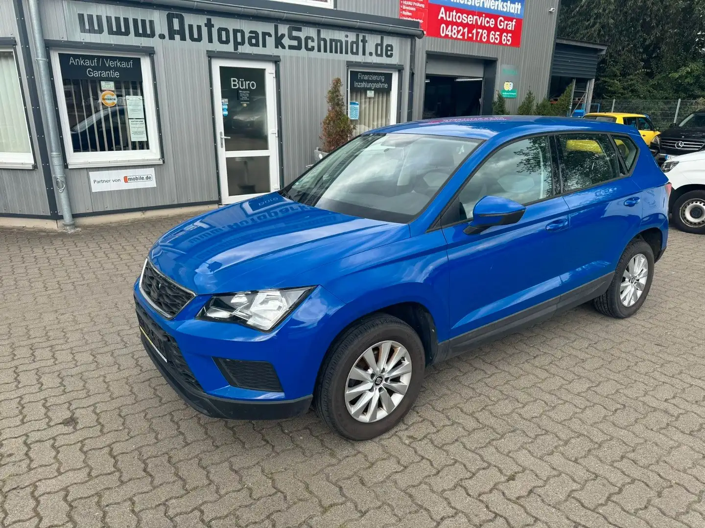 SEAT Ateca 1-HAND°KLIMA°TEMPOMAT°USB°16"ALU Bleu - 1