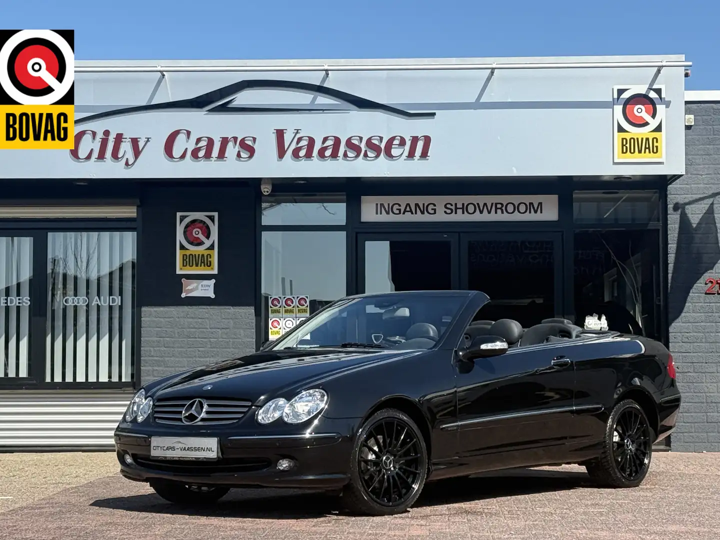 Mercedes-Benz CLK 240 Cabrio Elegance automaat 170 pk youngtimer climate Negru - 1