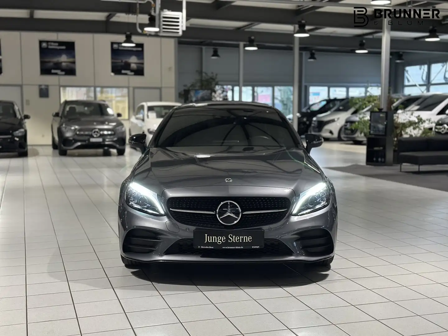 Mercedes-Benz C 220 C 220 d Coupé AMG,Pano,Burmester,Distronic,Night Grau - 2