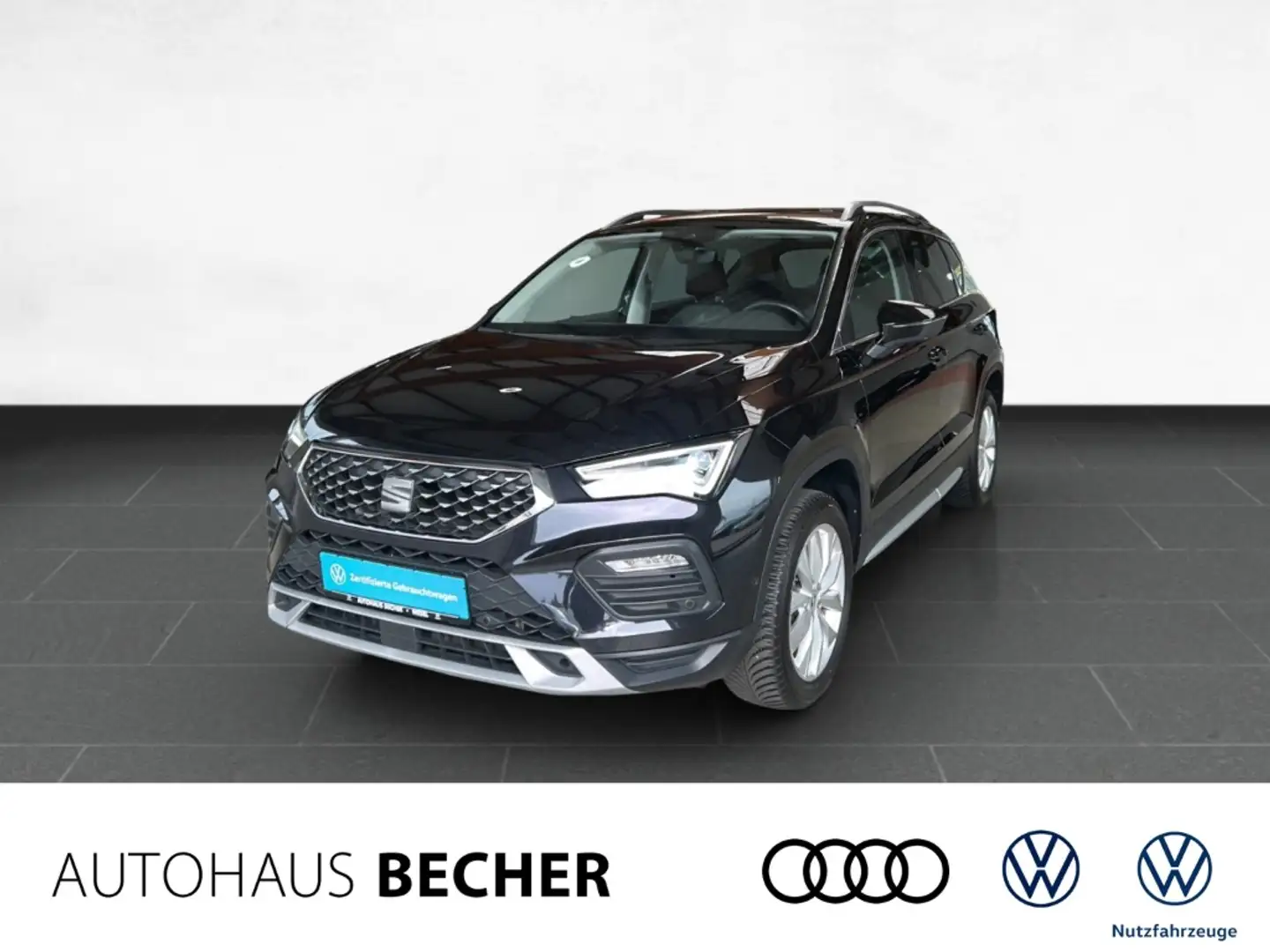 SEAT Ateca 1.5 TSI DSG Xperience /AHK/Navi/LED/Sitzhz Schwarz - 1