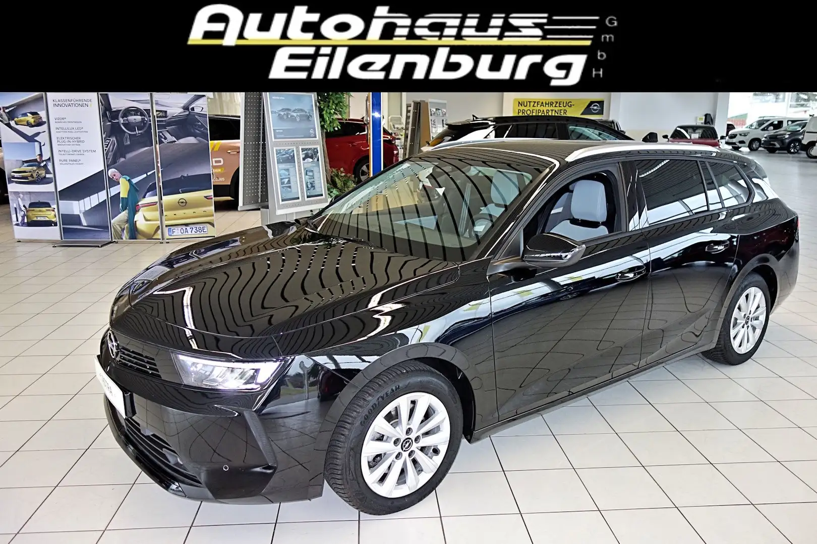 Opel Astra ST 1.2 130PS Eleg.LED;Navi,Rückfahrkamera,AGR Schwarz - 1