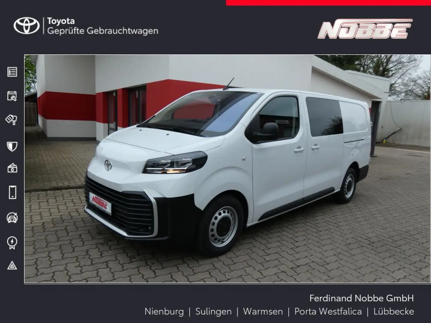 Toyota Proace 2,0-l-D-4D L2 Select Blanc - 1