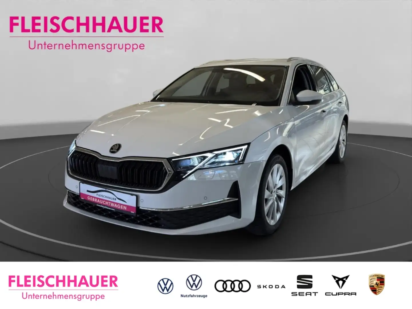 Skoda Octavia Combi 1.5 eTSI Selection Navi+LED+Kamera+App-conne Weiß - 1