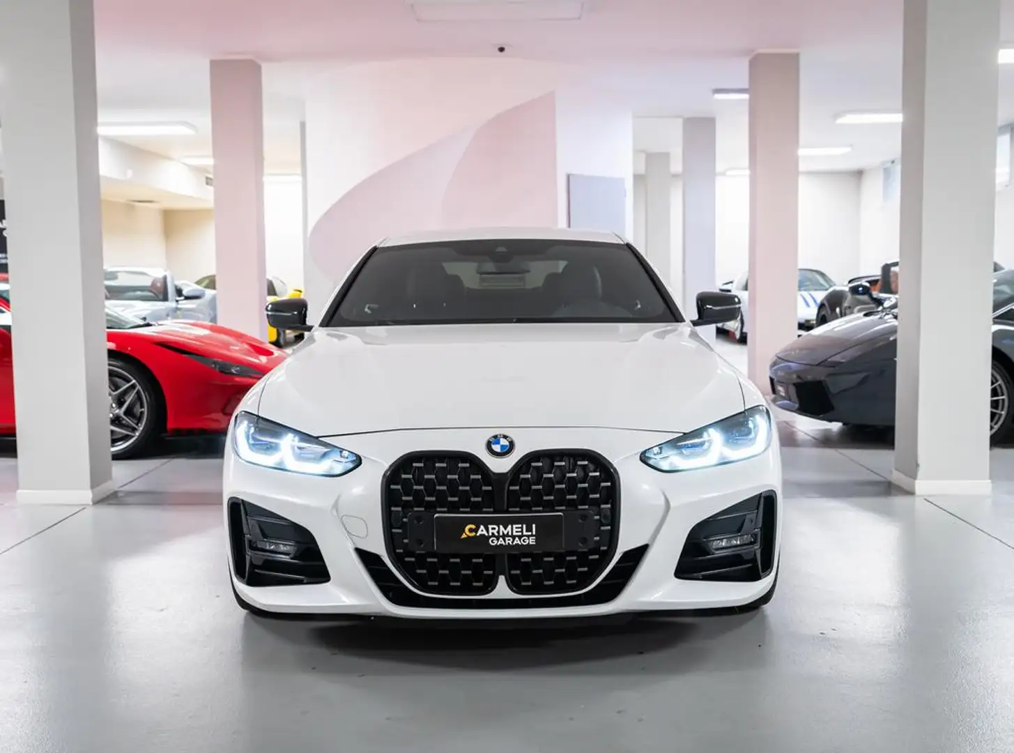 BMW 420 d 48V Coupé Msport-IVA ESPOSTA Blanc - 2