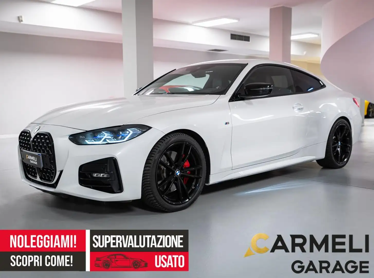 BMW 420 d 48V Coupé Msport-IVA ESPOSTA Blanc - 1