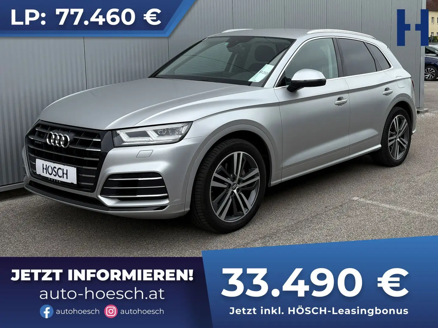 Audi Q5 55 TFSI e quattro PHEV LUFTFEDER MATRIX AHK Silber - 1