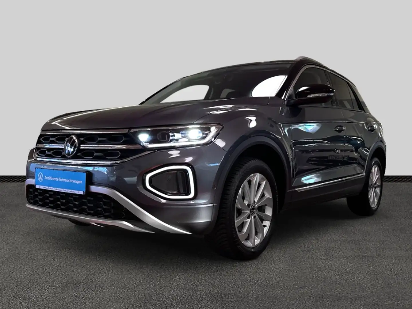 Volkswagen T-Roc Style 1.5 TSI DSG AHK Navi LED ACC Klima Sitzheizu Grau - 2