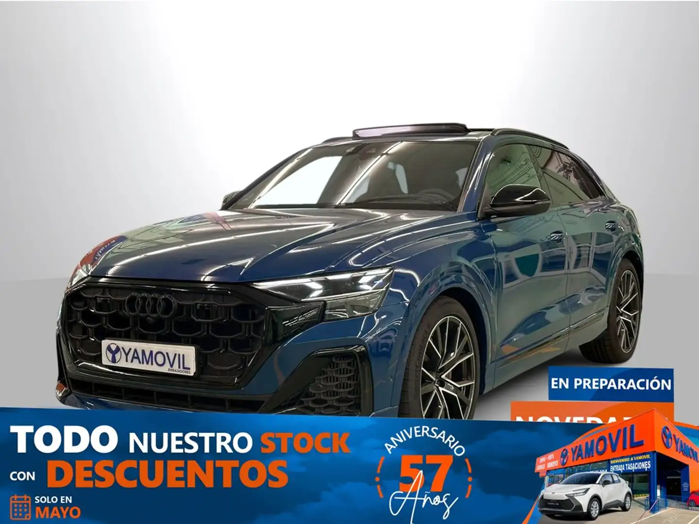 Audi Q8 TFSIe Black line quattro tiptronic 290kW Azul - 1