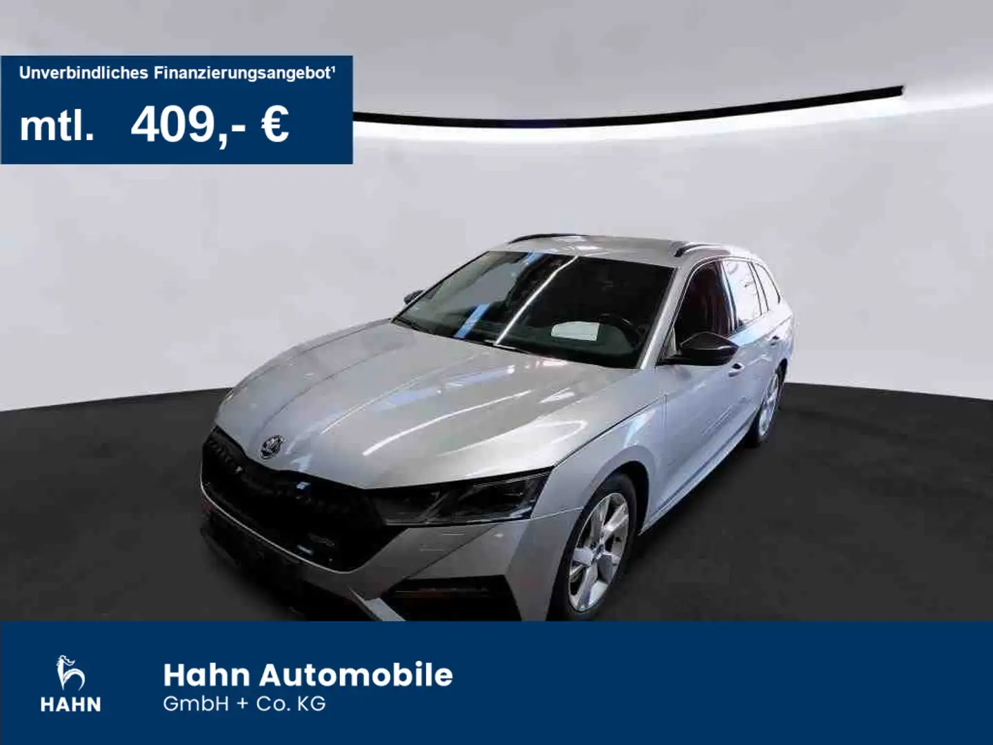 Skoda Octavia Combi 2.0 TDI DSG RS Plus Navi AHK LED Silber - 1