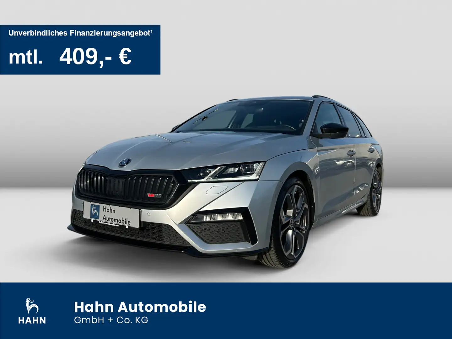 Skoda Octavia Combi 2.0 TDI DSG RS Plus Navi AHK LED Silber - 1