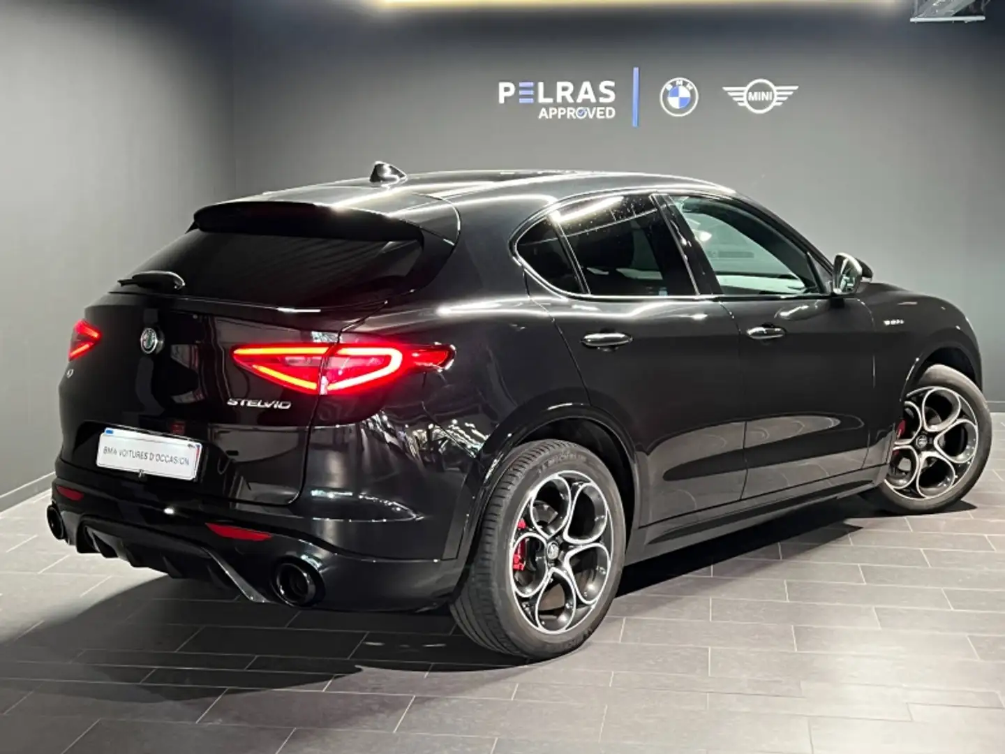 Alfa Romeo Stelvio 2.2 Diesel 210ch Veloce Q4 AT8 MY20 Noir - 2