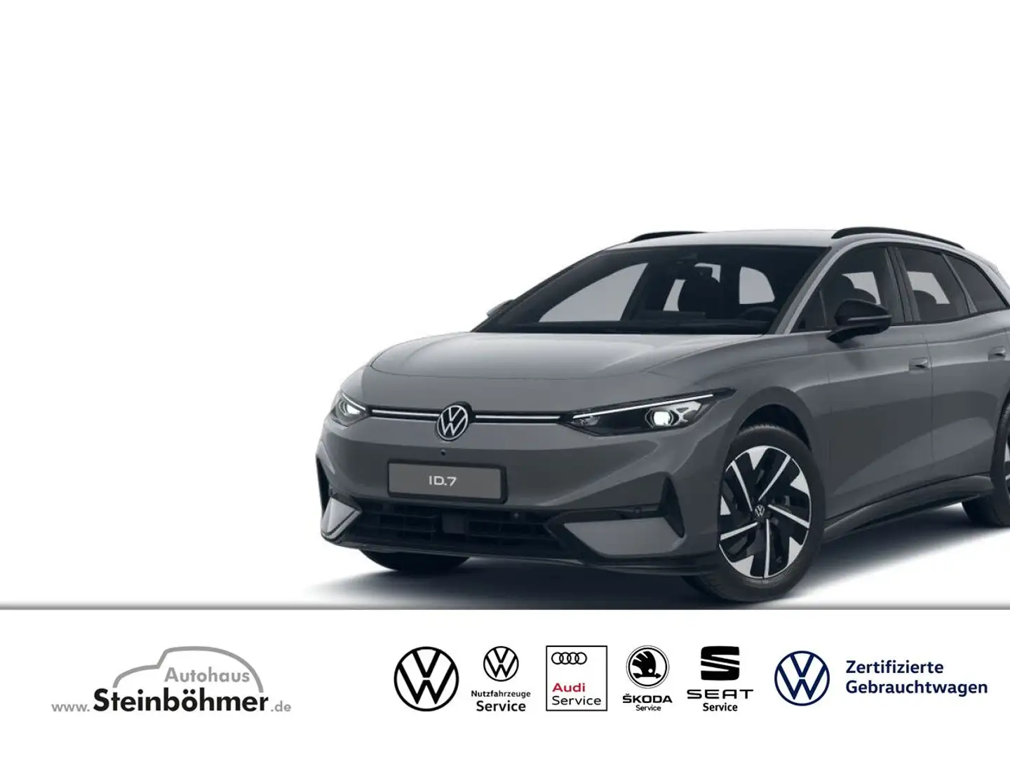Volkswagen ID.7 Tourer Pro S 210 kW (286 PS) 86 kWh Bluetooth Gri - 1