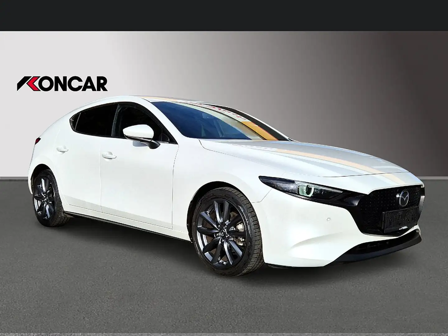 Mazda 3 Mazda3 Skyactiv-G122 Comfort+ /SO/ST Aut. Weiß - 1