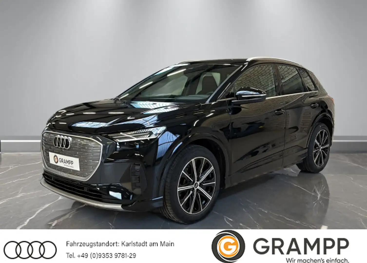 Audi Q4 e-tron 40 +MATRIX+HUD+ASSISTS+VIRTUAL+KAMERA+ Schwarz - 1