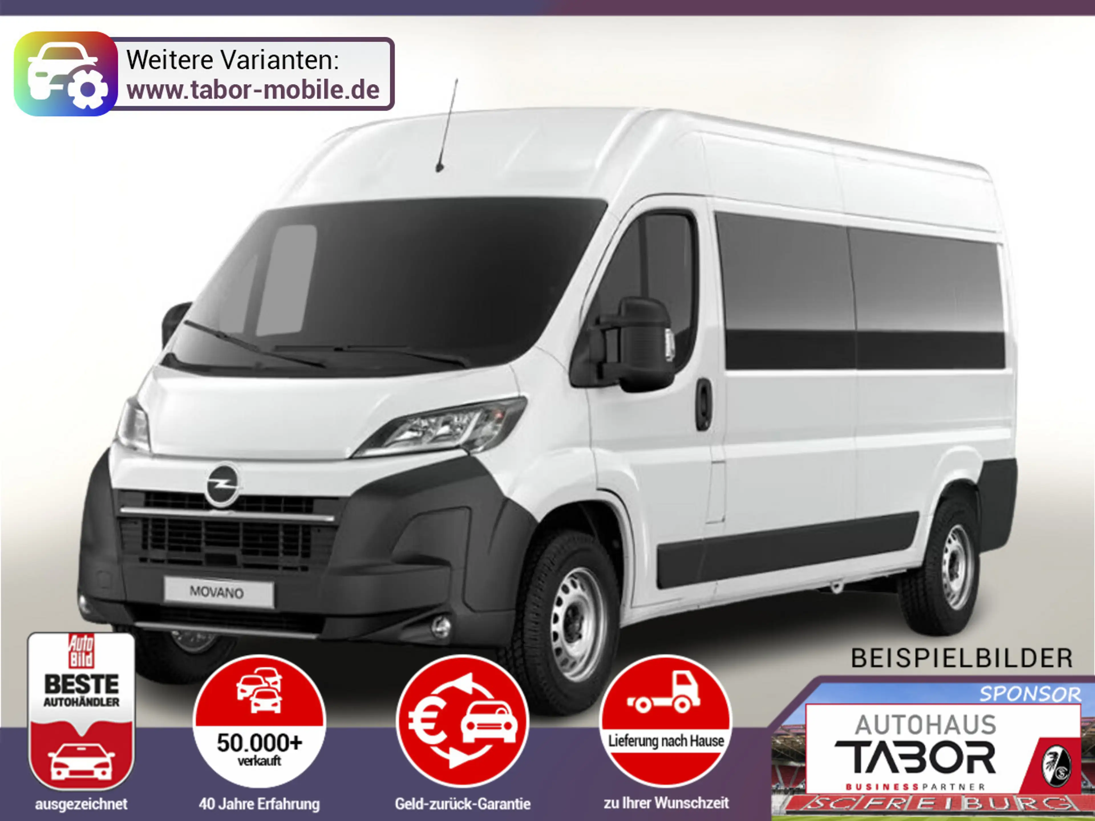 Opel Movano Vollverglast 35 L3H2 TechnoP AHK UVP-40%*
