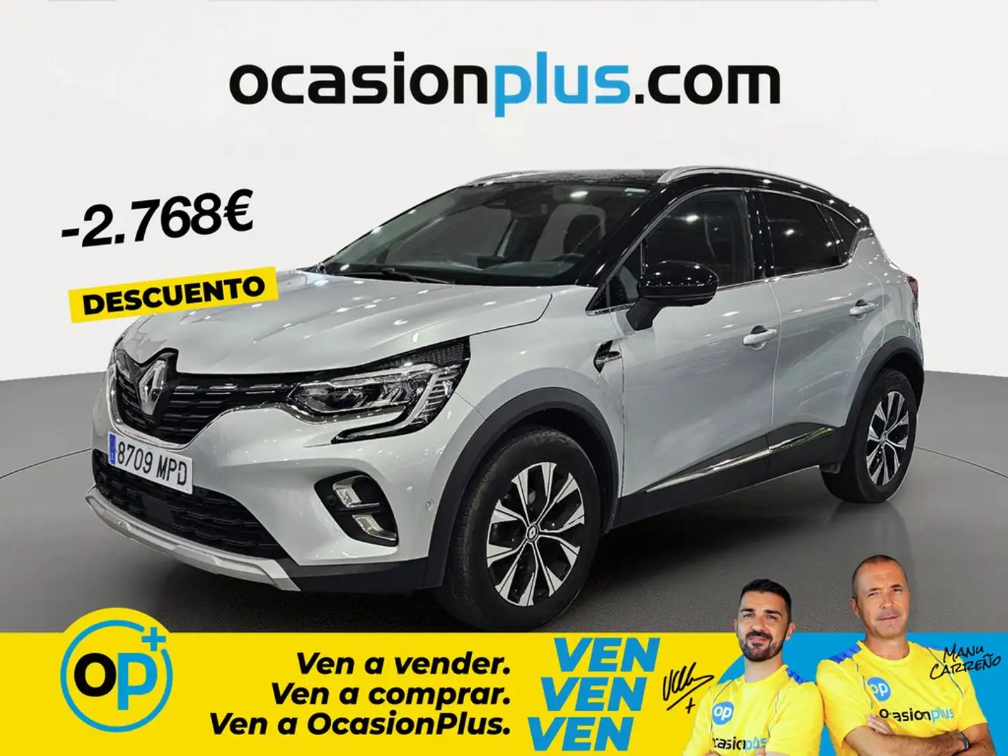 Renault Captur TCe Techno 67kW Gris - 1