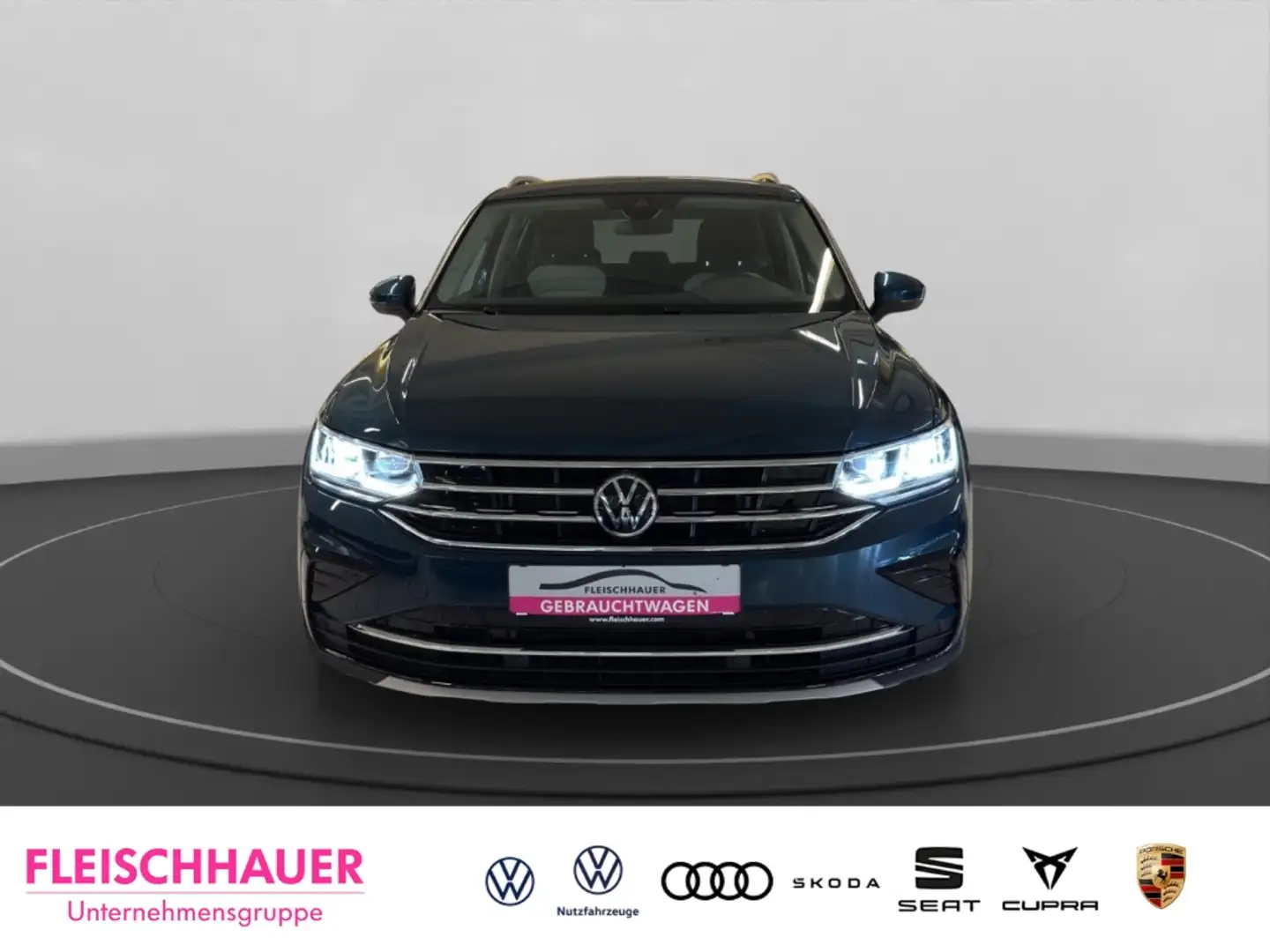Volkswagen Tiguan Elegance 2.0 TDI 4M Matrix+Navi+Kamera+App-connect Bleu - 2