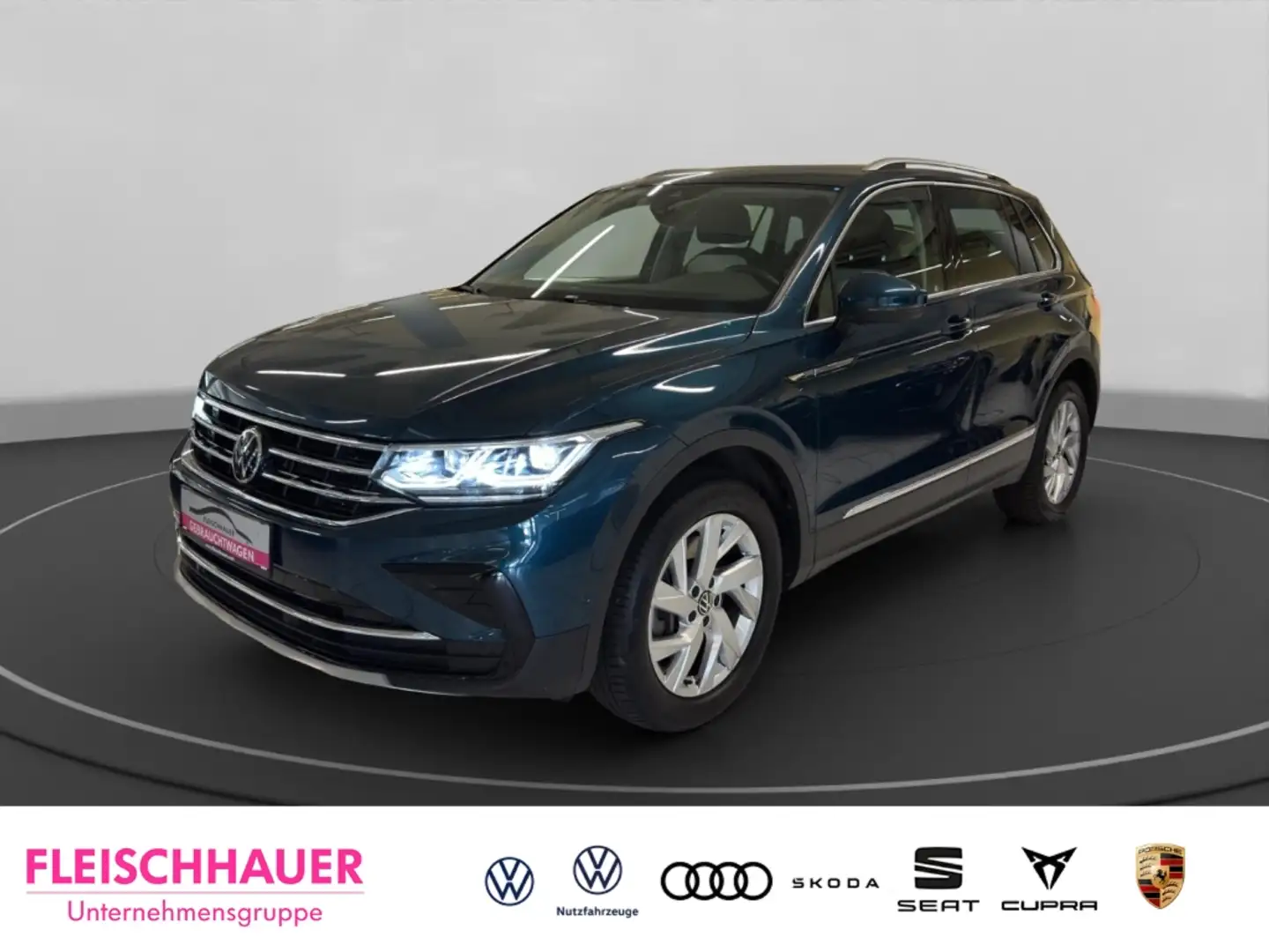 Volkswagen Tiguan Elegance 2.0 TDI 4M Matrix+Navi+Kamera+App-connect Bleu - 1