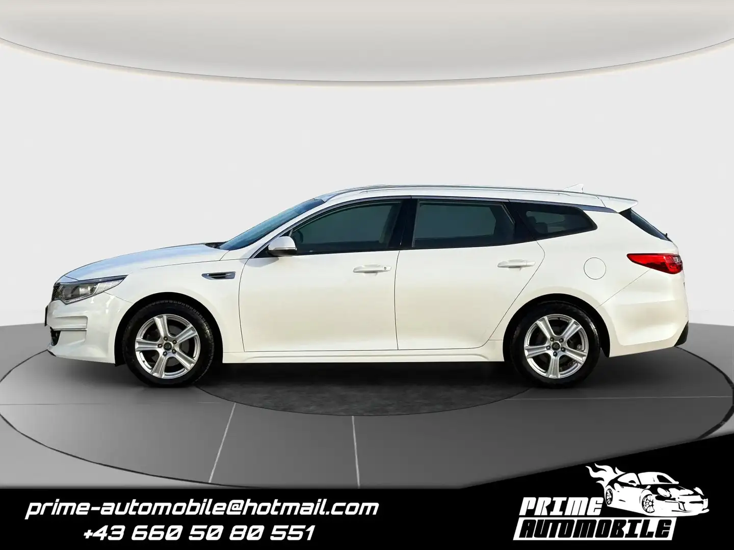 Kia Optima Optima Wagon 1,7 CRDi Silber Aut.**NAVI*SZH*RFK** Blanc - 2
