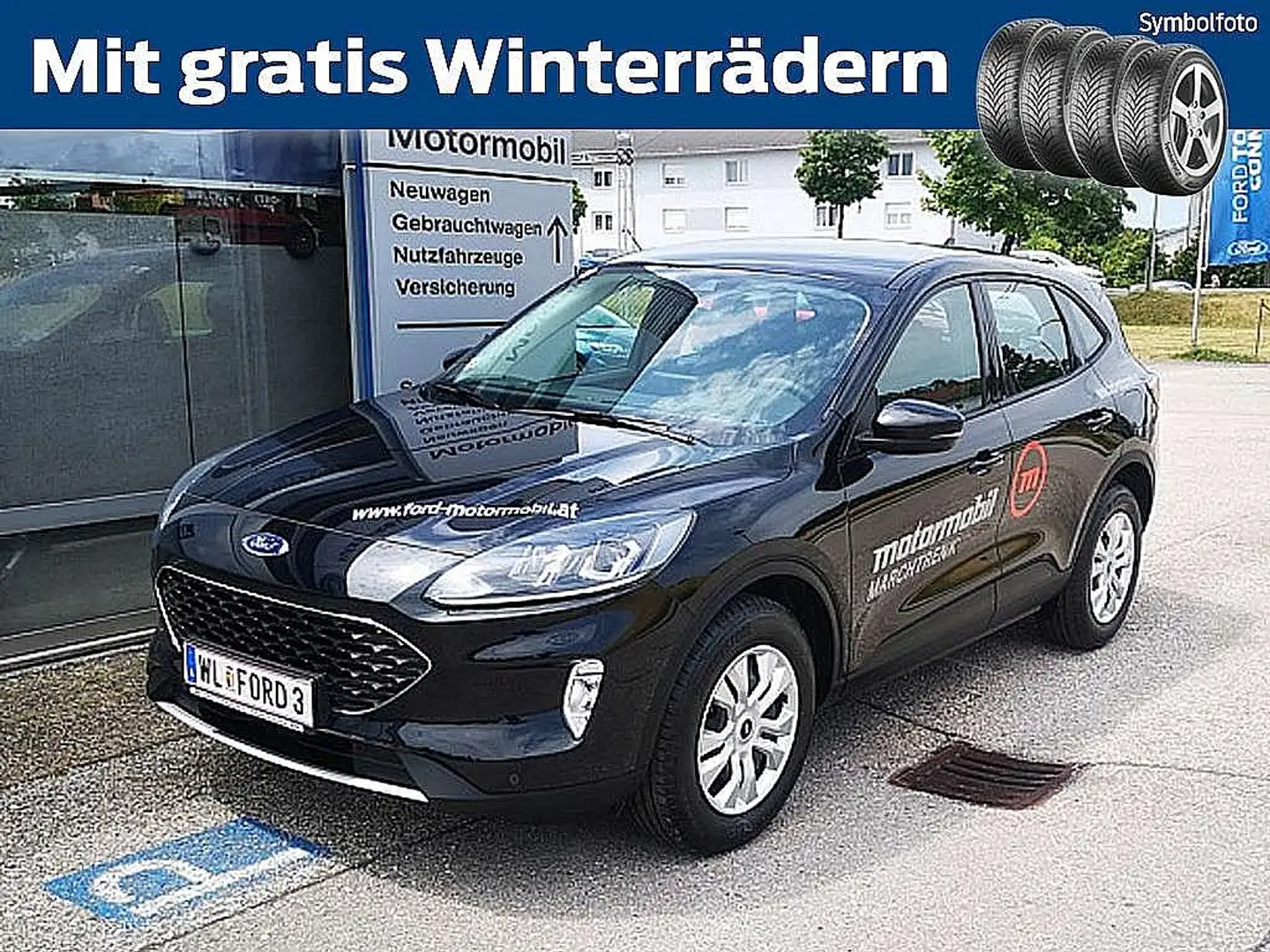 Ford Kuga 2,0 EcoBlue Hybrid Cool & Connect Aut. Zwart - 1
