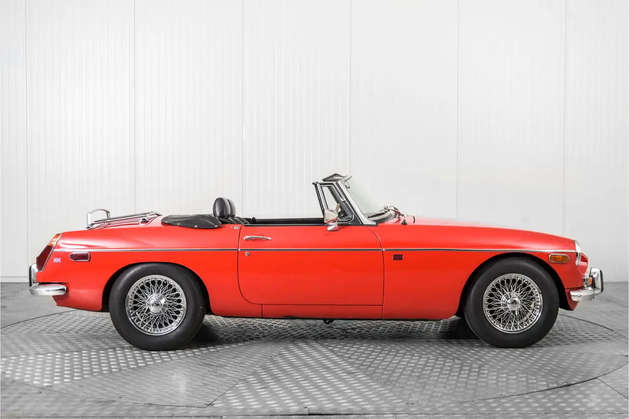MG B Roadster overdrive, spaakwielen, foto 10