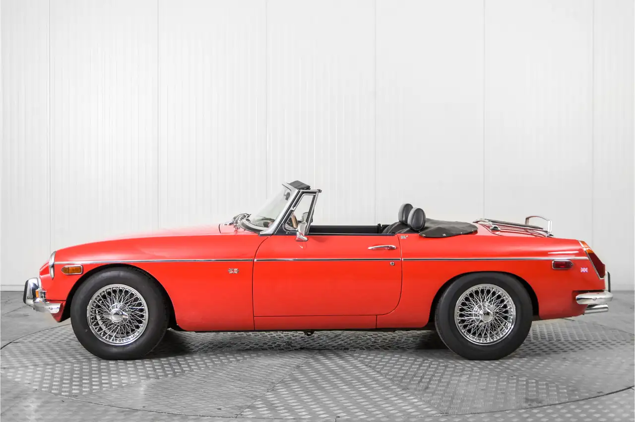 MG B Roadster overdrive, spaakwielen, foto 9