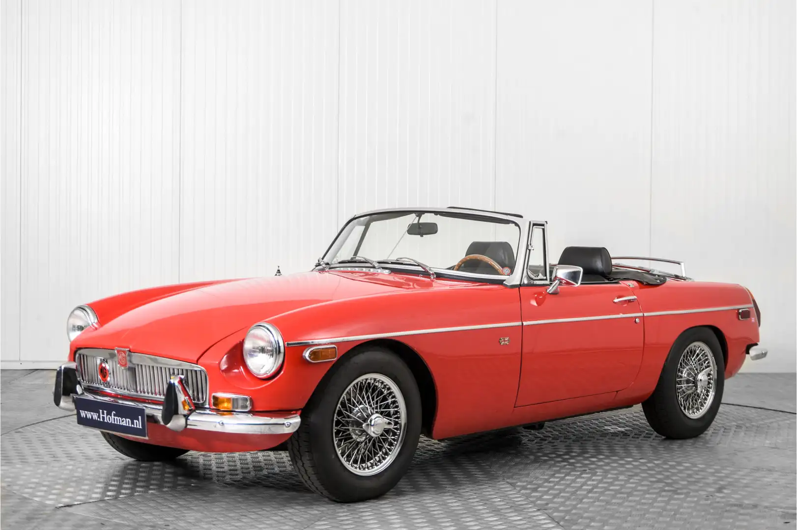 MG B Roadster overdrive, spaakwielen Rouge - 1